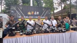 Polres Cimahi Musnahkan Ribuan Knalpot Brong yang Meresahkan Masyarakat