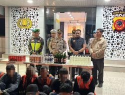 Polres Garut Tunjukkan Ketegasan, Amankan Ratusan Botol Miras dan Knalpot Brong dalam Patroli Skala Besar