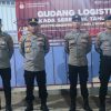 Ops Mantap Praja, Polres Ciamis Siagakan Anggota Pengamanan di Gudang Logistik KPU