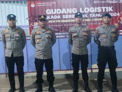 Ops Mantap Praja, Polres Ciamis Siagakan Anggota Pengamanan di Gudang Logistik KPU