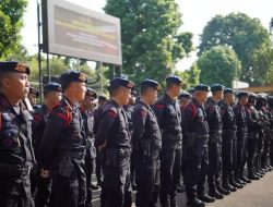 Jelang Pemungutan Suara, Polres Bogor Kerahkan Pasukan BKO Brimob dan Samapta Polda Jabar