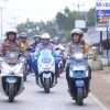 Kapolres Indramayu Patroli Naik Motor, Pastikan Keamanan TPS Jelang Pencoblosan