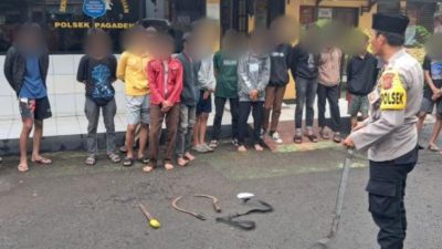 Polisi Gagalkan Tawuran di Subang, 18 Pelajar Diamankan