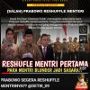 [Salah] Prabowo Reshuffle Menteri