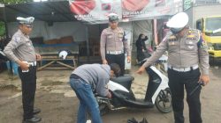 Satlantas Polres Cianjur Tegas Tindak Pengguna Knalpot Brong, Ciptakan Keamanan Lalu Lintas yang Kondusif