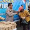 Polres Sukabumi Kota Bagikan Ratusan Nasi Kotak dalam Program Jumat Berkah