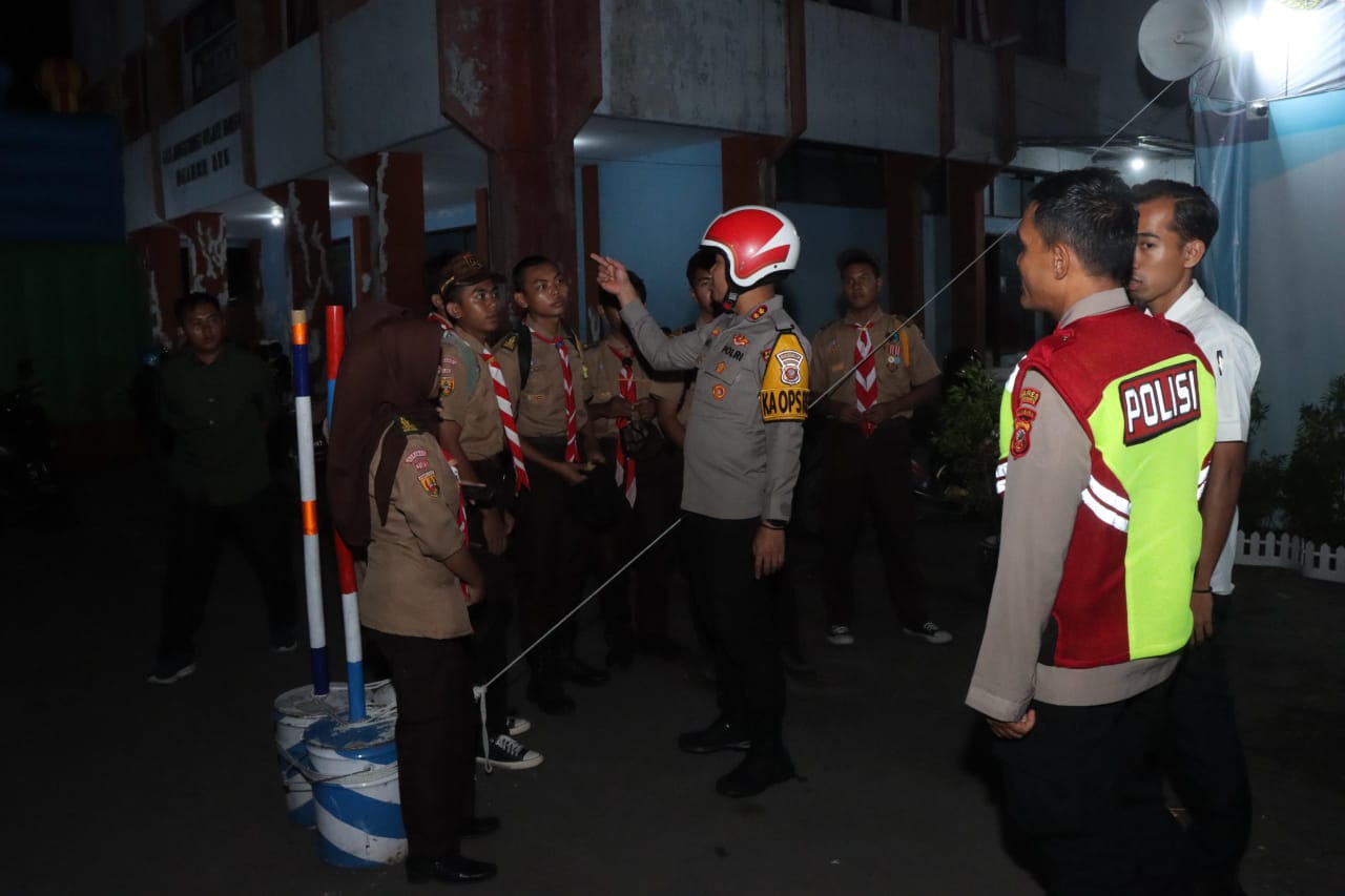 Patroli Gabungan Pastikan Malam Tahun Baru di Indramayu Aman dan Kondusif