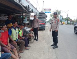 Jaga Indramayu Tetap Aman dan Kondusif, Polsek Lohbener Laksanakan Patroli Rutin