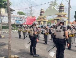 Polres Ciamis Tingkatkan Kesiapsiagaan Personel Dalmas Latihan Pengendalian Massa Digelar