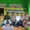 Polres Ciamis Gelar Bhakti Kesehatan, Layani Ratusan Warga Desa Sukajaya