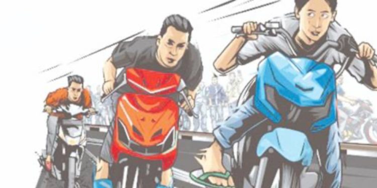 Tim Macan Bintana Polres Sukabumi Kota Gagalkan Balapan Liar, Amankan 4 Pemuda dan 6 Motor