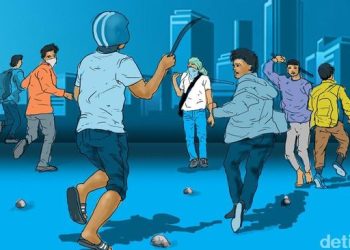 Patroli Polsek Bogor Selatan Bubarkan Tawuran, Dua Remaja Diamankan dengan Celurit