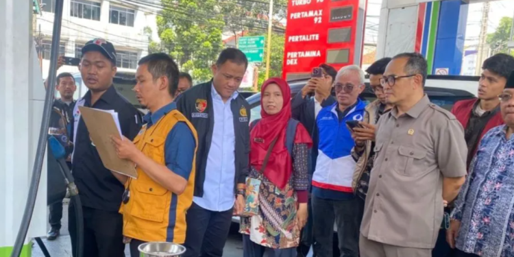 Polres Cimahi Lakukan Sidak SPBU, Pastikan Kualitas dan Kuantitas BBM Aman Selama Ramadan
