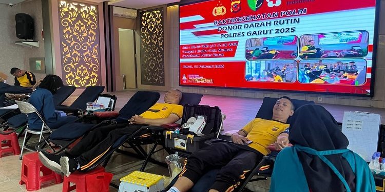 Polres Garut Sukses Gelar Donor Darah, 80 Kantong Darah Bantu Penuhi Kebutuhan Masyarakat