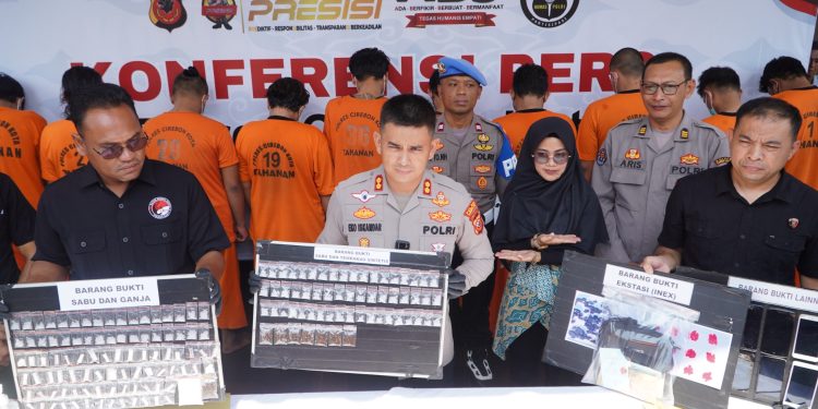 Polres Cirebon Kota Berhasil Ungkap Jaringan Narkoba, 20 Pengedar Ditangkap Selama 3 Bulan