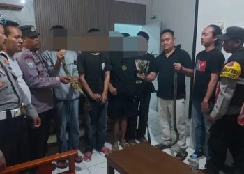 Polres Indramayu Amankan Empat Remaja Pelaku Tawuran: Senjata Tajam dan Sepeda Motor Disita