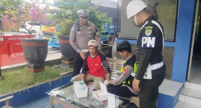 Operasi Keselamatan Lodaya 2025, Polres Majalengka Tes Urine Pengemudi Angkutan Umum
