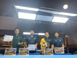 Kapolres Majalengka Juara III One Day Tournament 9 Ball Championship