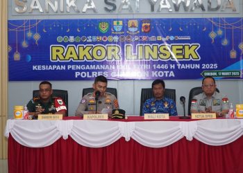 Polres Cirebon Kota Gelar Rakor Lintas Sektoral, Siapkan Pengamanan Idul Fitri 1446 H