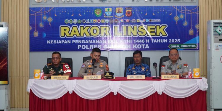 Polres Cirebon Kota Gelar Rakor Lintas Sektoral, Siapkan Pengamanan Idul Fitri 1446 H