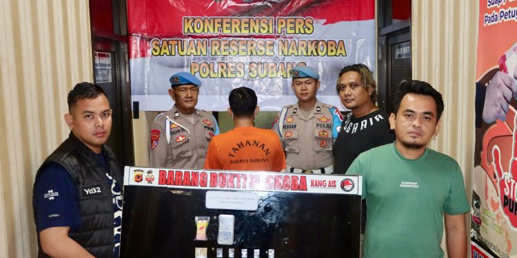 Polres Subang Tetapkan Tersangka dalam Kasus Penyalahgunaan Sabu, Amankan 17,20 Gram Barang Bukti