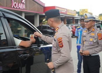 Amankan Mudik Lebaran, Polres Cirebon Kota Lakukan Sosialisasi Keselamatan