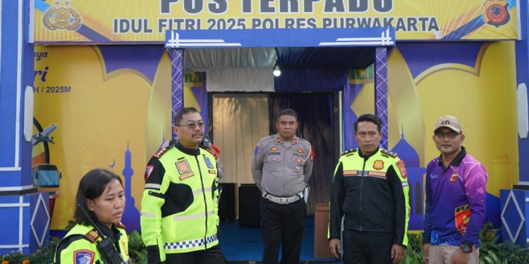 Kapolres Purwakarta Pastikan Kesiapan Pos Pam Operasi Ketupat Lodaya 2025