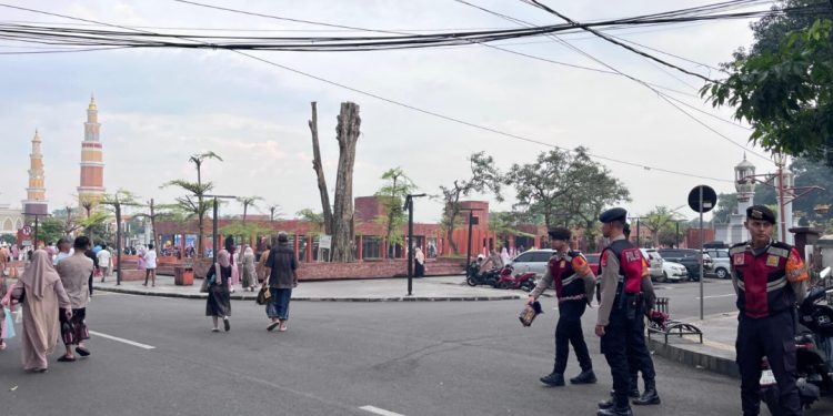 Polres Majalengka Siagakan Puluhan Personel Amankan Sholat Idul Fitri
