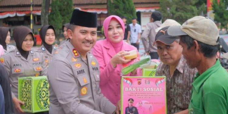 Polres Subang Berbagi Sembako di Bulan Ramadhan, Tumbuhkan Silaturahmi dan Kamtibmas Kondusif