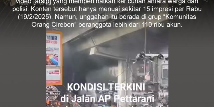 [SALAH] Video “Demo di Makassar, Tuntut Jokowi Diadili”