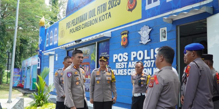 Polres Cirebon Kota Pastikan Kesiapan Pos Pelayanan Arus Mudik Lebaran 2025 di Tol Palikanci