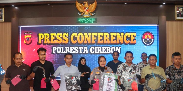 Polresta Cirebon Berhasil Ungkap 7 Kasus Tindak Pidana, 13 Tersangka Diamankan
