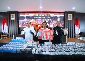 Sat Narkoba Polresta Bogor Kota Ungkap 23 Kasus Narkoba, 27 Tersangka Ditangkap dan Ribuan Obat Keras Disita