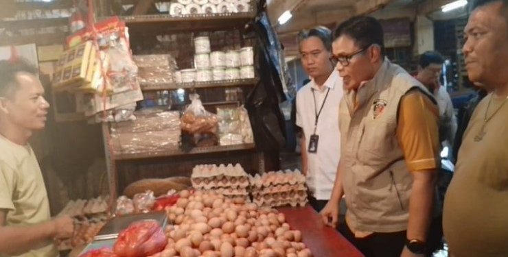 Pastikan Stok Dan Harga Bahan Pokok Stabil, Satgas Pangan Polda Jabar Sidak Pasar