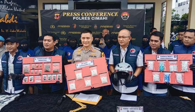 Polres Cimahi Ungkap 15 Kasus Narkoba Selama Ramadan, Berhasil Selamatkan Ratusan Ribu Jiwa