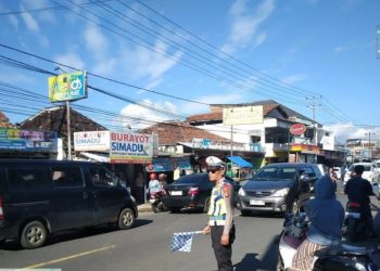 Polres Garut Terapkan One Way Cegah Kemacetan Arus Balik Lebaran