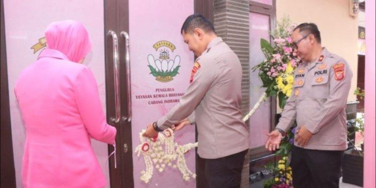 Kapolres Indramayu Resmikan Renovasi Kantor Bhayangkari Cabang Indramayu