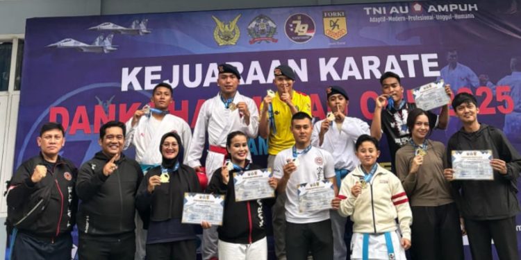 Karateka Polda Jabar Raih 4 Emas dan Berhasil Menjadi Juara Umum Ke 3 di Kejuaraan Nasional Dankoharmatau