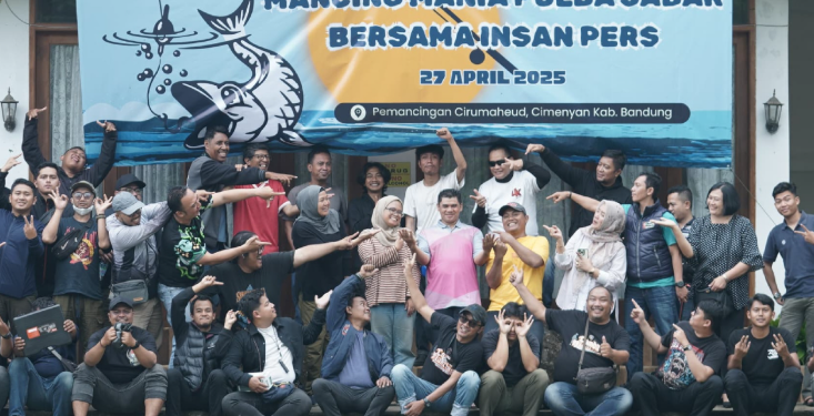 Polda Jabar Gelar “Mancing Mania,” Rapatkan Tali Silaturahmi dengan Insan Pers