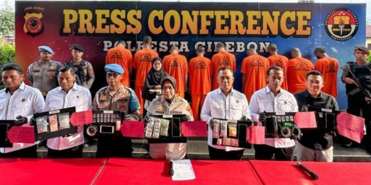 Polresta Cirebon Ungkap 7 Kasus Peredaran Narkoba dan Obat-obatan Terlarang