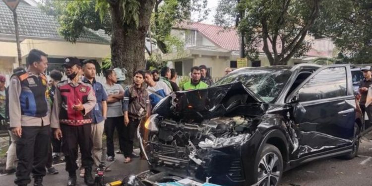 Polisi Periksa Pengemudi Mobil Penyebab Kecelakaan Beruntun di Bandung