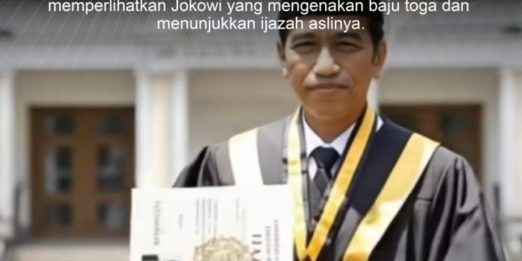 KLARIFIKASI HOAX – FABRICATED CONTENT  [SALAH] Video “Jokowi Menunjukkan Ijazah Asli Miliknya”