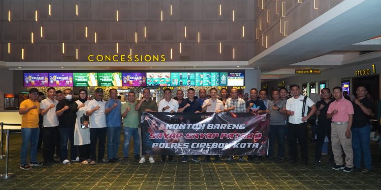 Polres Cirebon Kota Nobar Film “Sayap Sayap Patah 2”, Perkuat Empati dan Semangat Juang Anggota