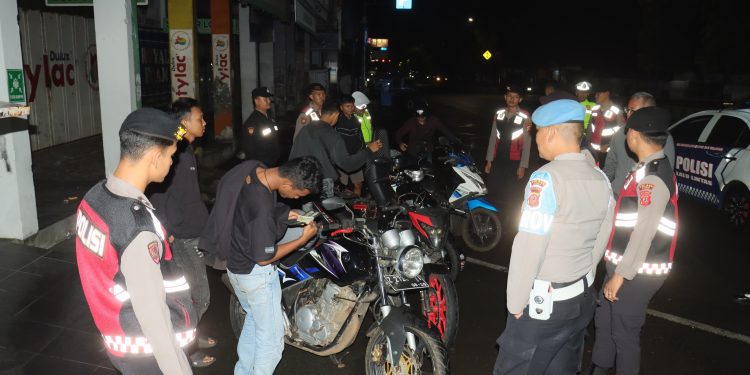 Polres Ciamis Gelar Patroli Skala Besar, Jaga Kondusifitas Wilayah