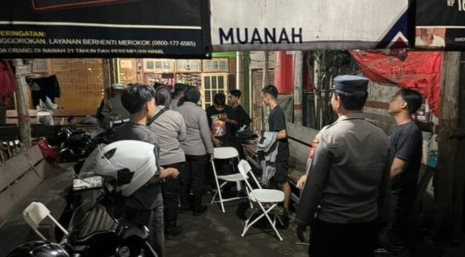 Polres Indramayu Patroli Malam, Sosialisasikan Jam Malam Pelajar dan Himbau Partisipasi Masyarakat