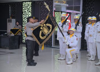 Polda Jabar Gelar Upacara Pemuliaan Nilai-Nilai Tribrata Dalam rangka Hari Bhayangkara ke-79