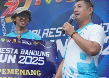 Semarak Polresta Bandung Run 2025, Satu Peserta Raih Doorprize Umroh
