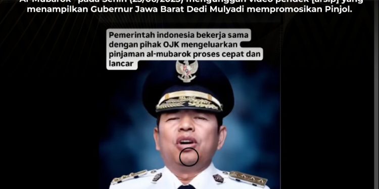 KLARIFIKASI HOAX – FABRICATED CONTENT VIDEO DEDI MULYADI MEMPROMOSIKAN PINJOL