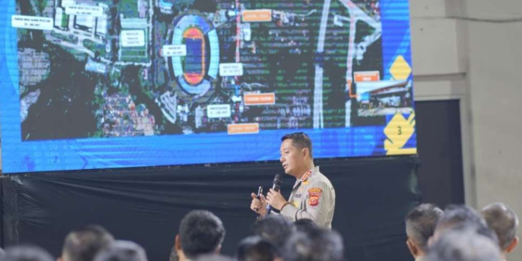 Latpraops Garuda Lodaya 2025 Matangkan Kesiapan Pengamanan Piala Presiden di Si Jalak Harupat