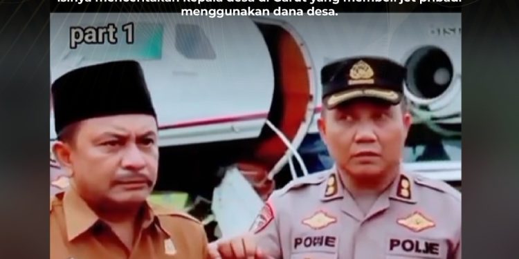 [SALAH] Kades di Garut Beli Jet Pribadi Pakai Dana Desa
